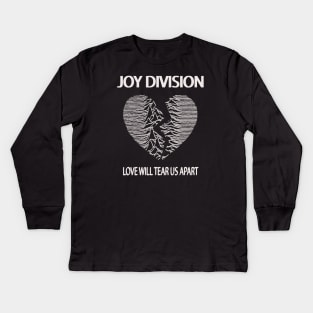 Joy Division - Love will tear us apart Kids Long Sleeve T-Shirt